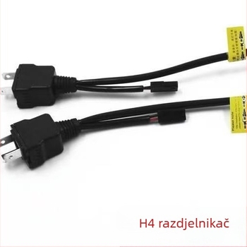 Automobil i motocikl HID Xenon svjetla s visokim i niskim snopom, jednostavan kabelski set, H4 leća, spojivanje jedan na jedan, direktna 12V utičnica
