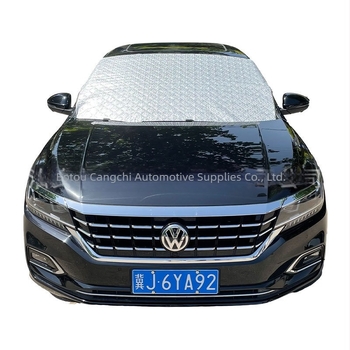 Prednja zaštita vjetrobranskog stakla s trostrukim aluminijskim filmom, debeli pokrov automobila, s ugrađenom instalacijom, potpuno zatamnjenje