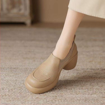 Ženske Mary Jane ravne cipele s pletenim gornjim dijelom i kožnim panelima; slip-on; niski pet; pjenasti đon