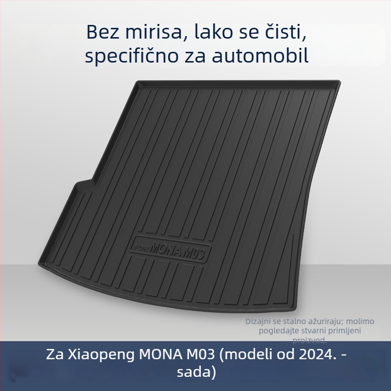 TPE podloga za prtljažnik za Xpeng M03/G6/G7/G9/P7+ – vodootporna i otporna na habanje