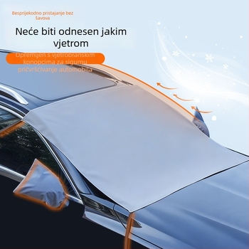 Sneh zaštitna navlaka za auto od PVC-a, debeli dizajn, snap-in ugradnja, univerzalni model, marka Junchen