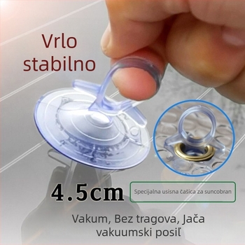 Sandy PVC automobilno sjenilo s usisnim držačem za univerzalne zavjese prozora, 0.2 kg