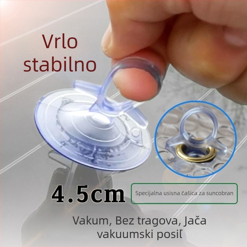 Sandy PVC automobilno sjenilo s usisnim držačem za univerzalne zavjese prozora, 0.2 kg