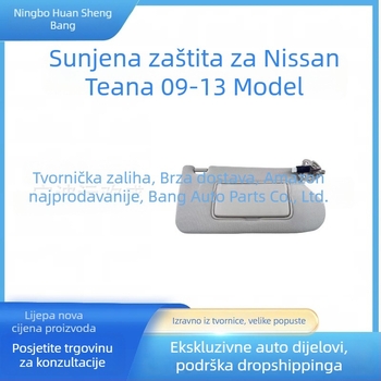 Auto sjenilo Nissan Teana 13-19, flanel, ispis logotipa, ugrađena instalacija