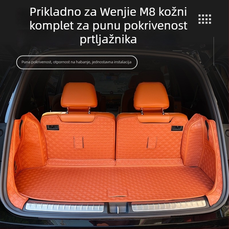 Stražnji tepih prtljažnika za Wenjie M8 — Nappa koža, marka Sonsang, artikl ql