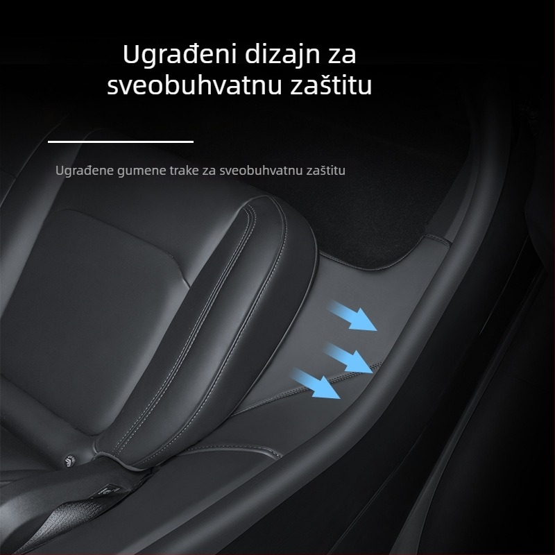 Tesla Model Y stražnja zaštita praga s ugrađenom zaštitnom trakom