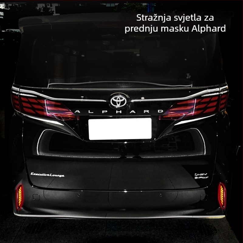 Svjetlo stražnjeg branika za Toyota Alphard/Hiace 40 Series – dodatak za prilagodbu, Happy Fire