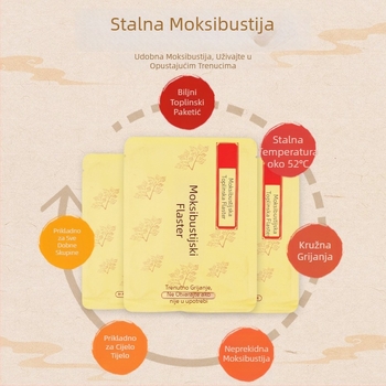 Moksibustivni flaster s Artemisia, pravokutni, model 056, šifra 023