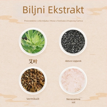 Moksibustivni flaster s Artemisia, pravokutni, model 056, šifra 023