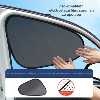Automobilska mreža sjenila PVC, prilagodljivo, montaža pomoću usisnih čašica, univerzalno, CHONGTENG