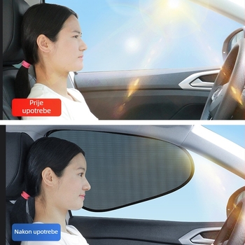 Automobilska mreža sjenila PVC, prilagodljivo, montaža pomoću usisnih čašica, univerzalno, CHONGTENG