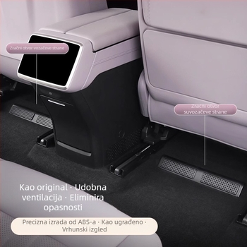 Metalni zaštitni poklopac za izlaz zraka ispod sjedala za Nio Ledao L60 – zaštita od prašine, dekorativni dodatak za modifikacije