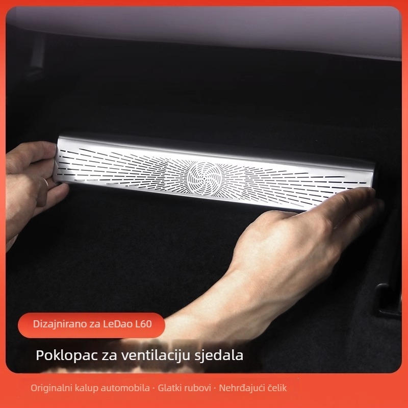 Metalni zaštitni poklopac za izlaz zraka ispod sjedala za Nio Ledao L60 – zaštita od prašine, dekorativni dodatak za modifikacije