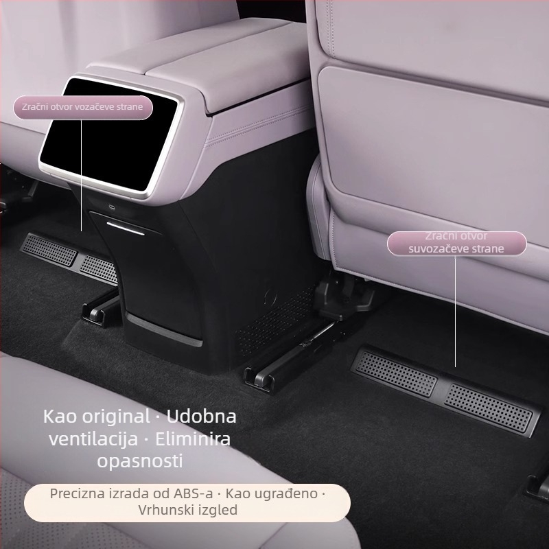 Metalni zaštitni poklopac za izlaz zraka ispod sjedala za Nio Ledao L60 – zaštita od prašine, dekorativni dodatak za modifikacije