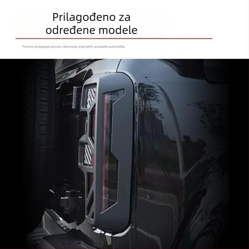 Poklopac stražnjih svjetala i zaštitni okvir BJ40e – ABS, prilagodljiv vanjski dodatak za verziju s produženim dometom
