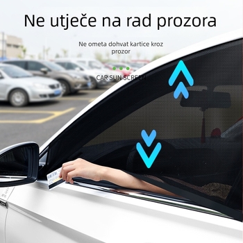 Automobilska mreža protiv komaraca za prozore – Mairich, mrežni materijal, opća namjena, debeli neproziran tip