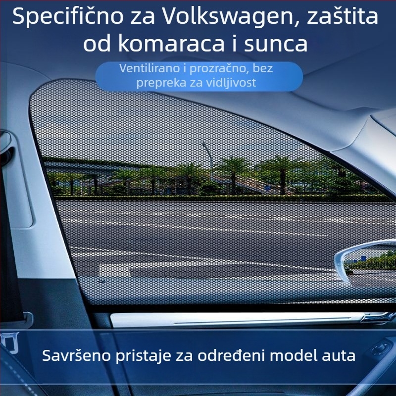 Automobilska mreža protiv komaraca za prozore – Mairich, mrežni materijal, opća namjena, debeli neproziran tip