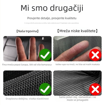 Auto mreža protiv komaraca za prozor (Brand: Type point, Materijal: gazu, Tip: prozirno, Ugradnja: viseći, Pogodno za: automobil)