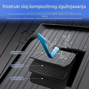 Prtljažni mat za Volkswagen Tuyue Xinrui, 25 modela, TPE, obrada u OEM stilu