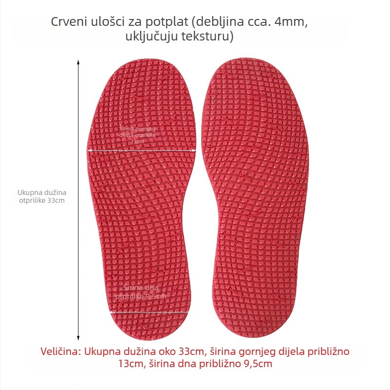 Naljepnica za popravak potplata cipela — puna samoljepljiva pločica, od goveđeg kaučuka, protuklizna i otporna na habanje, za sve sezone
