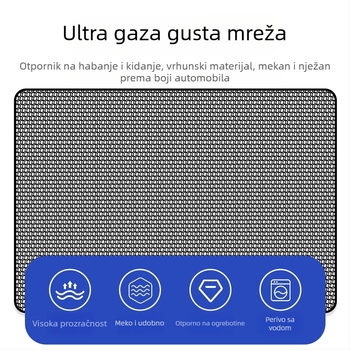 Pretty Little Velvet Mreža protiv insekata za prednju rešetku automobila s zaštitom od vlakana