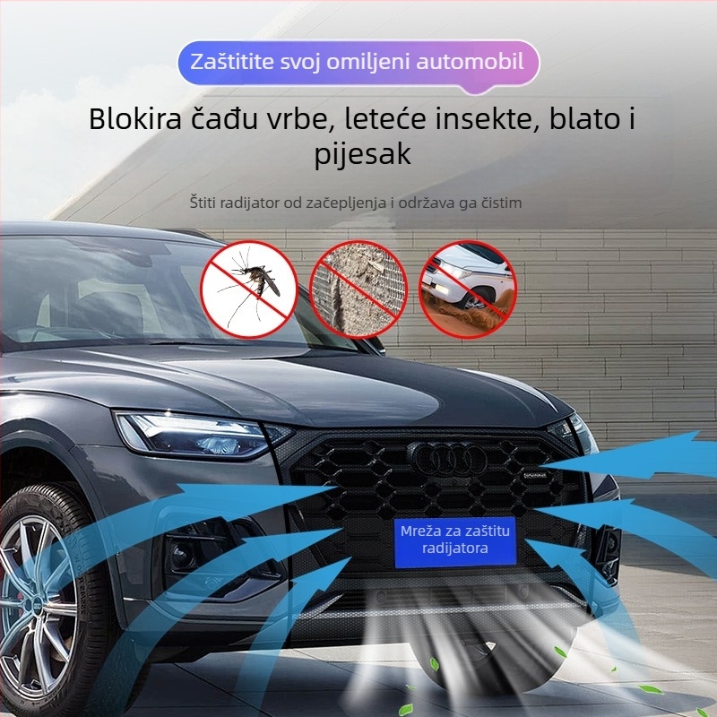 Pretty Little Velvet Mreža protiv insekata za prednju rešetku automobila s zaštitom od vlakana