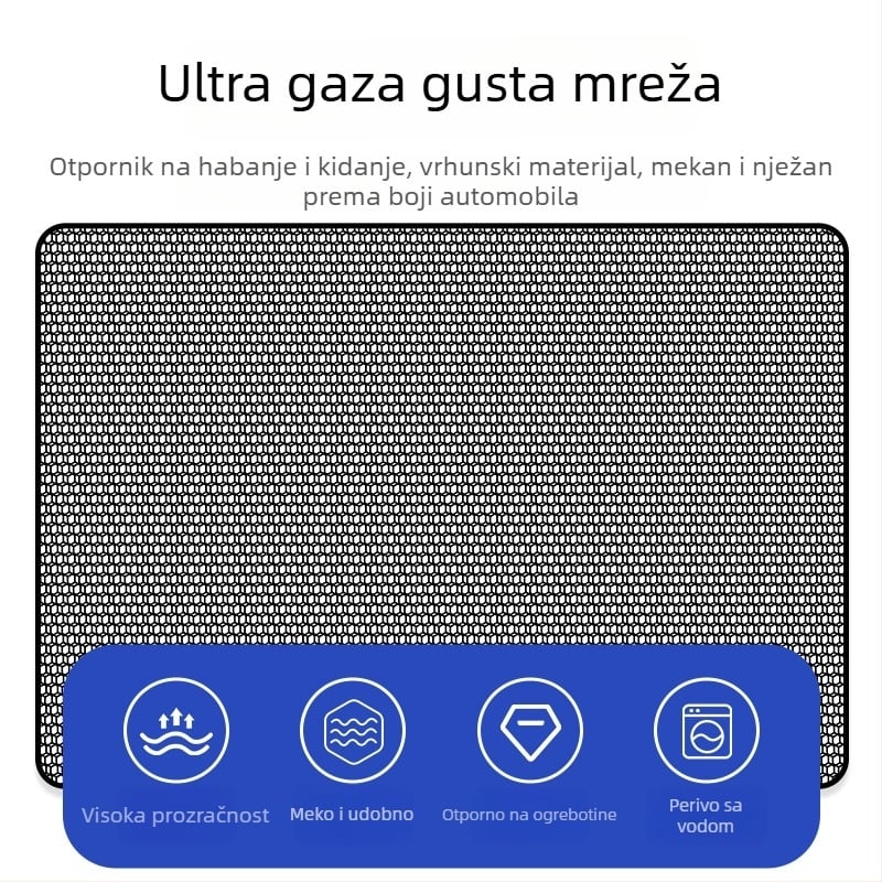 Pretty Little Velvet Mreža protiv insekata za prednju rešetku automobila s zaštitom od vlakana