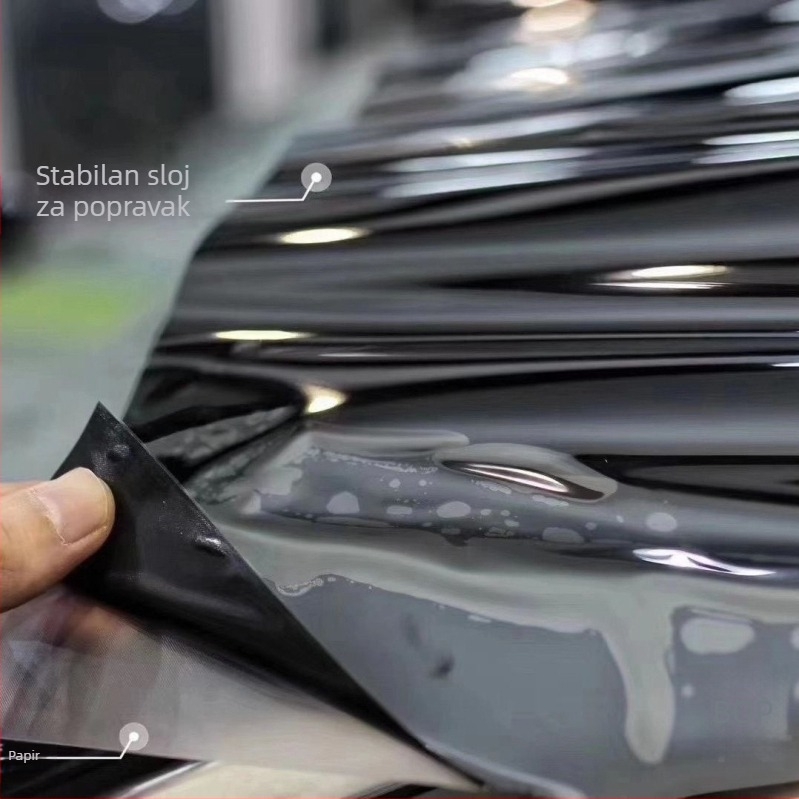 PET folija za krov automobila – visok sjaj, potpuno prebojavanje automobila, zaštitna folija