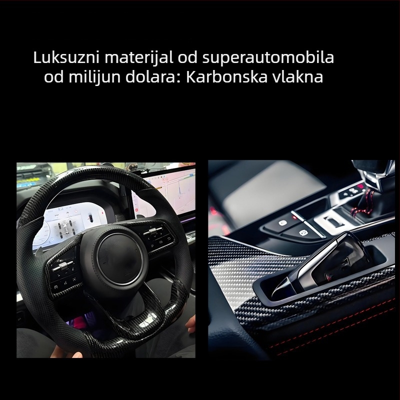 Zaštitna naljepnica prednje kamere za Tesla Model Y, uzor crtani, magnetska ugradnja
