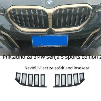 ABS mreža protiv insekata komplet za BMW 5 Series Sports Edition – zaštita kondenzatora klima uređaja, model L, 5 godina vijeka trajanja, Marka Junmiao