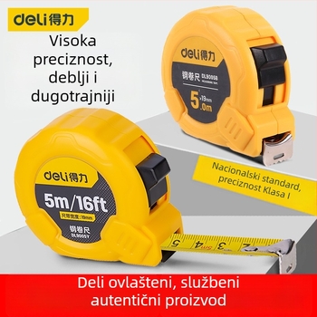 DL9003 Deli mjerač trake — ABS kućište, visoka preciznost, opća namjena, raspon mjerenja 2 m