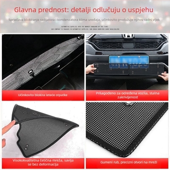 Prednja rešetka za Wuling Hongguang MINI EV kabriolet – mreža protiv insekata i zaštita radijatora, dodatak Benk