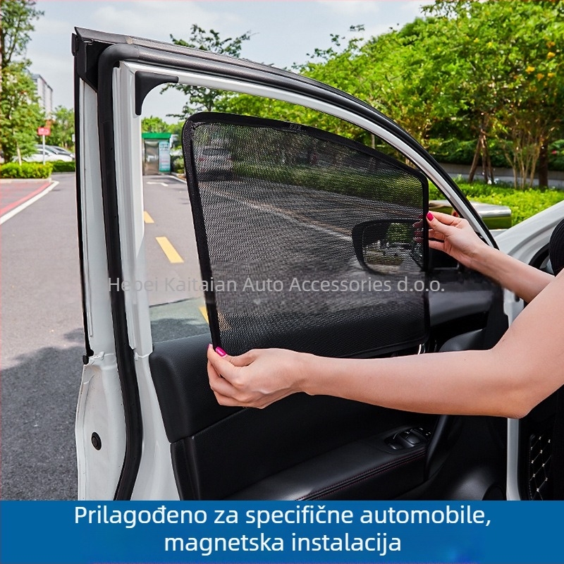 Cayenne magnetska zavjesa za prozor automobila, poliester, prozirna, viseća, prilagođena modelima Nio