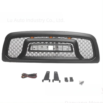 Grid stil prednja rešetka Dodge RAM 1500 (2009–2013) - ABS materijal, elektroplirano mat završetak, 3 godine trajanja