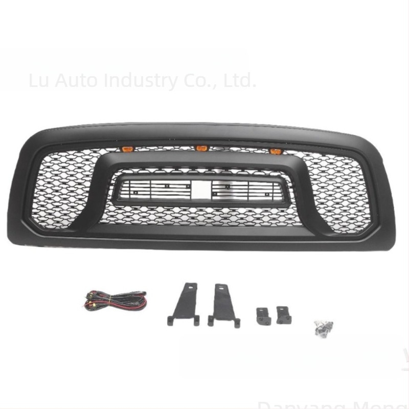 Grid stil prednja rešetka Dodge RAM 1500 (2009–2013) - ABS materijal, elektroplirano mat završetak, 3 godine trajanja