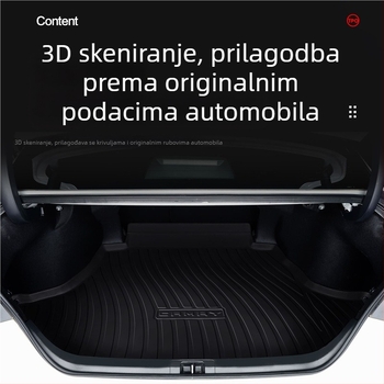 Prostirka za prtljažnik za Toyota Camry | Materijal: TPE | Kompatibilan s Toyota Camry | Marka: Cool Decoration World