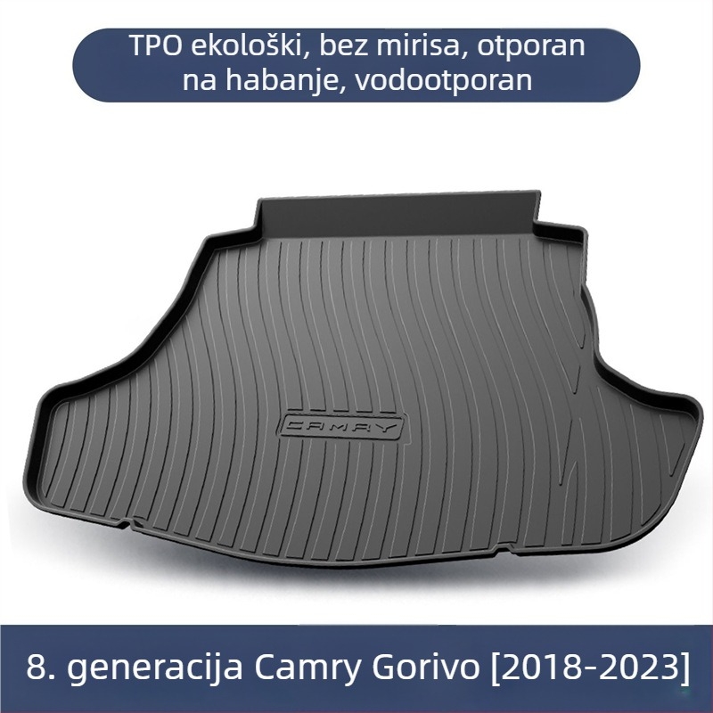 Prostirka za prtljažnik za Toyota Camry | Materijal: TPE | Kompatibilan s Toyota Camry | Marka: Cool Decoration World