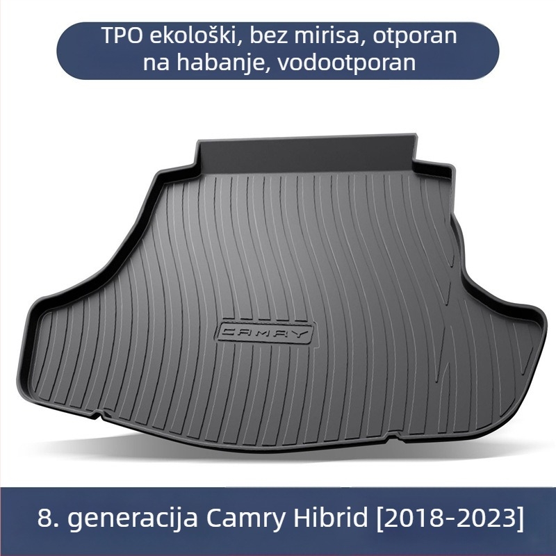 Prostirka za prtljažnik za Toyota Camry | Materijal: TPE | Kompatibilan s Toyota Camry | Marka: Cool Decoration World