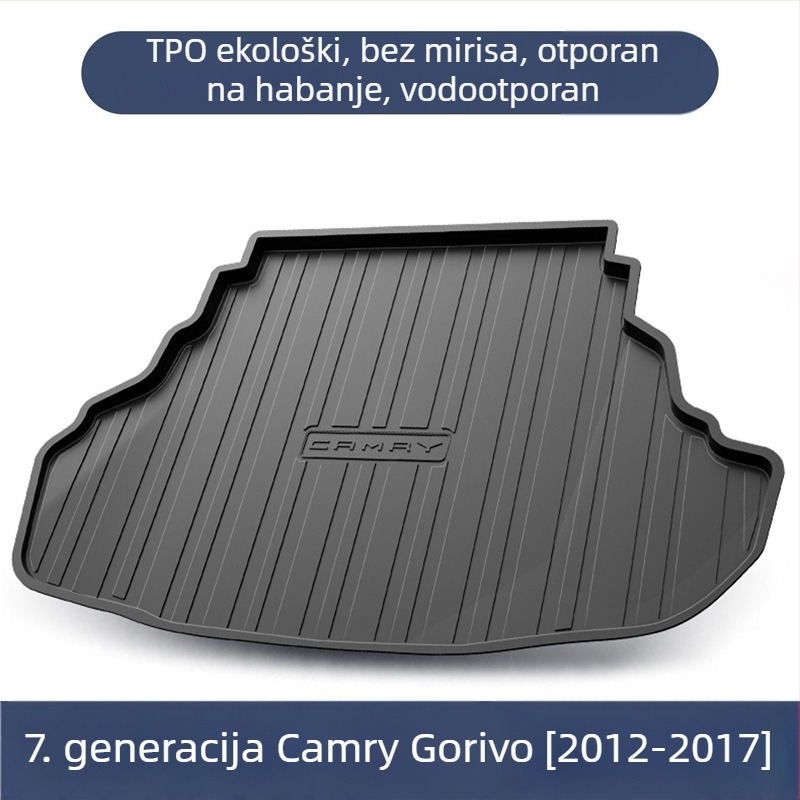 Prostirka za prtljažnik za Toyota Camry | Materijal: TPE | Kompatibilan s Toyota Camry | Marka: Cool Decoration World
