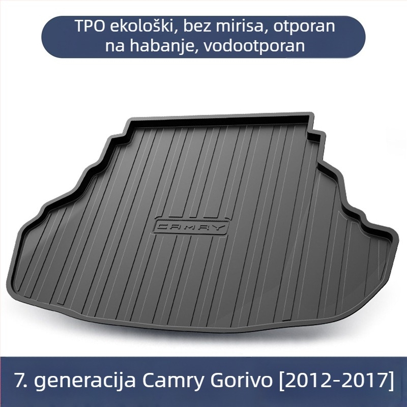 Prostirka za prtljažnik za Toyota Camry | Materijal: TPE | Kompatibilan s Toyota Camry | Marka: Cool Decoration World