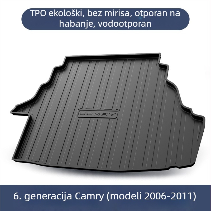 Prostirka za prtljažnik za Toyota Camry | Materijal: TPE | Kompatibilan s Toyota Camry | Marka: Cool Decoration World