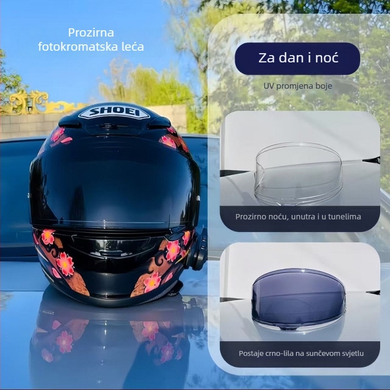 PET film za kacigu s anti-fog, UV zaštitom i promjenom boje — model 002