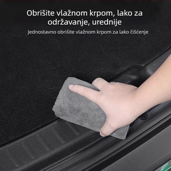 Štitnik praga prtljažnika za Tesla Model Y3 – PP materijal, ljepilo za ugradnju, bočne dijelove, namijenjeno za određeni model
