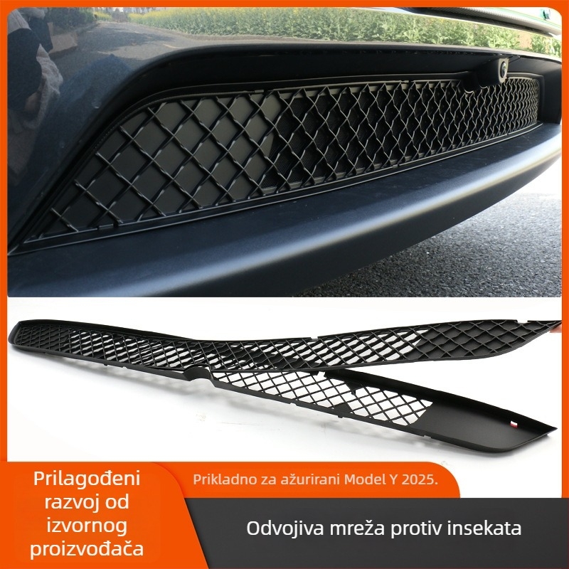 Odvojiva mreža protiv insekata za prednji otvor za zrak kod Tesla Model Y – klipsa za montiranje