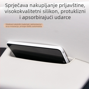 Silikonska ladica za skladištenje za R7 kutija za ručicu stražnjih vrata, Snap-on ugradnja, unutrašnjost automobila