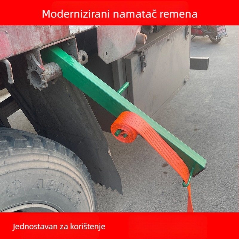 Ručni navijač za trake i užad, napinjač i alat za pohranu, za kamione i bicikle