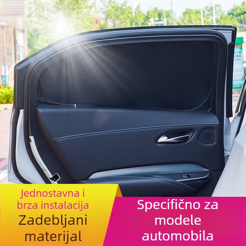 Honda automobil prozirna klapa za prozor, debela neprozirna aluminijska zaštita privatnosti, snap-in montaža, model B-01, prilagodljiva