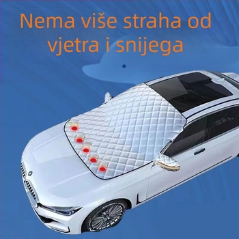 Univerzalna magnetska zaštita od snijega za automobil i sunčana zaštita za prednje staklo, debeli zimski dizajn, zaštita od smrzavanja