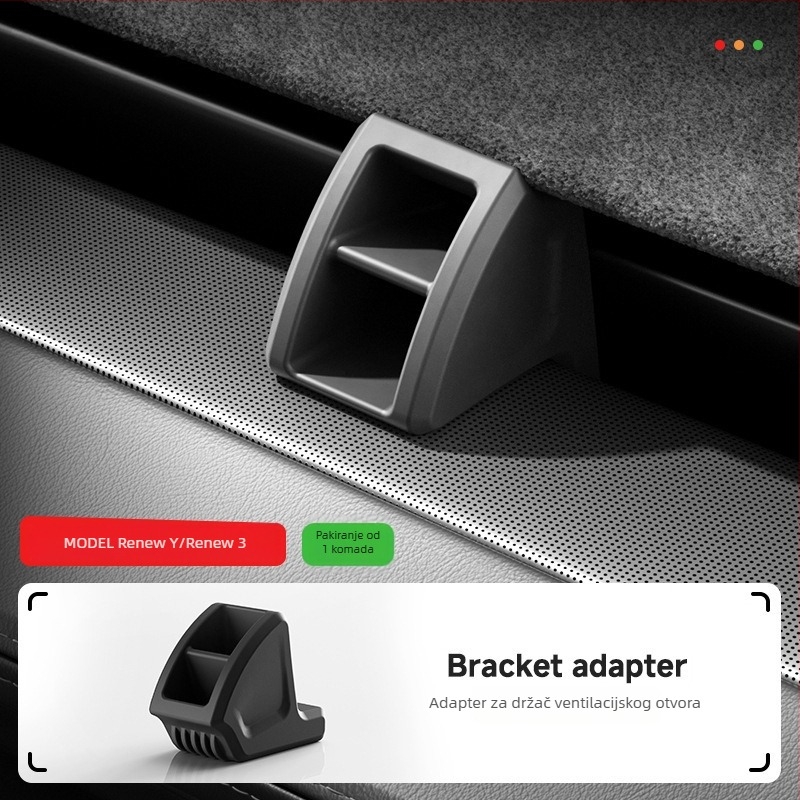 Auto držač s aromaterapijskim adapterom za ventilaciju za Tesla Model Y i Model 3 | Brand Group CH | Proizvodni kod: Suitable for Tesla