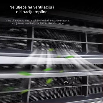 Kia zaštitna mreža hladnjaka — mreža protiv insekata i zaštita spremnika vode, kompatibilno s modelima Kia KX3, KX5 i ostalima | Materijal: aluminijsko-cinkovo- bakarova legura